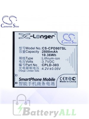 CS Battery for Coolpad CPLD-303 / Coolpad 9070 / 9070+ Battery PHO-CPD907SL