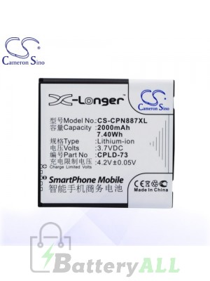 CS Battery for Coolpad CPLD-73 / Coolpad 8870 Battery PHO-CPN887XL