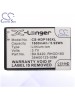 CS Battery for HTC Ozone / Qilin / RHOD100 / Rhodium 100 / Snap Battery PHO-HDP180XL