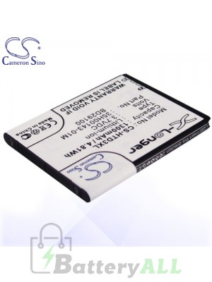 CS Battery for HTC BD29100 / HTC Explorer / HD7 / HD7s / Wildfire S Battery PHO-HTD3XL