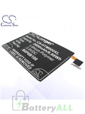 CS Battery for HTC 35H00214-00M / 35H00214-01M / B0P6B100 Battery PHO-HTM800XL