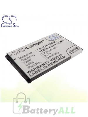 CS Battery for HTC Tatto / HTC Topaz / HTC Topaz 100 / Topaz 210 Battery PHO-HTP160SL