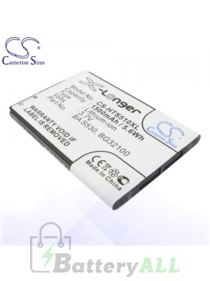 CS Battery for Google HTC 35H00152-00M / 35H00159-00M / BA S530 Battery PHO-HTS510XL