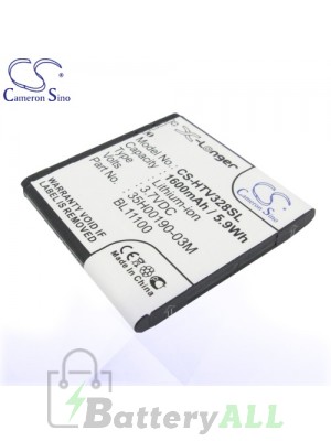 CS Battery for HTC 35H00177-00M / 35H00190-00M / 35H00190-02M Battery PHO-HTV328SL