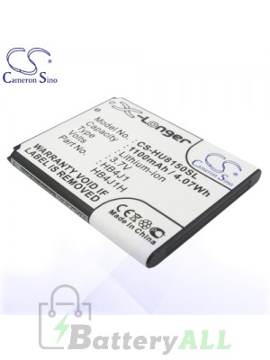 CS Battery for Huawei HB4J1 / HB4J1H / Ideos X1 / IDEOS X3 / M835 Battery PHO-HU8150SL