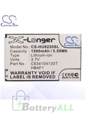 CS Battery for Huawei U8220 / P51 / U8230 / U8800 / U9120 / Z101 Battery PHO-HU8220SL