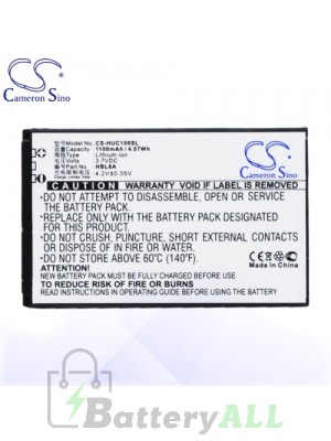 CS Battery for Huawei HBL6A / HBC100S / Huawei C2600 / C2605 Battery PHO-HUC100SL