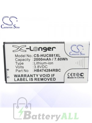 CS Battery for Huawei Union Y538 / C8816D / C8817E / Hol-U19 Battery PHO-HUC881XL