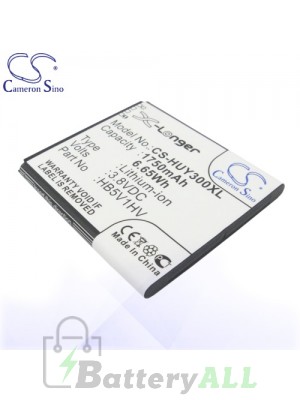 CS Battery for Huawei HB5V1 / HB5V1HV / Ascend U8833 / Ascend T8833 Battery PHO-HUY300XL
