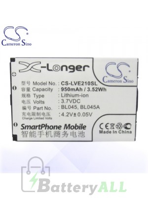 CS Battery for Lenovo i919 / N600 / P709 / P719 / P809 / S50 Battery PHO-LVE210SL