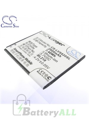 CS Battery for Lenovo BL210 / Lenovo A656 / A658T / A750e / A766 Battery PHO-LVS820SL
