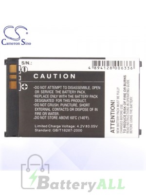 CS Battery for Motorola Sharp GX25 GZ200 GX-T25 / XERA Battery PHO-GX32SL