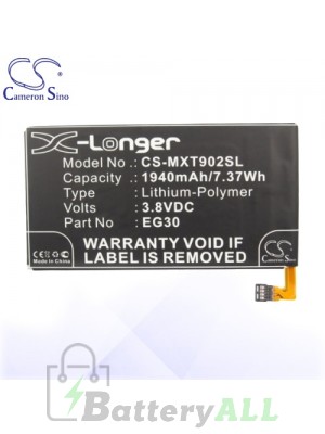 CS Battery for Motorola XT905 / XT907 / XT919 / XT920 / XT980 Battery PHO-MXT902SL
