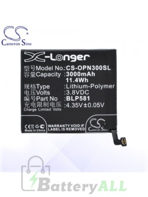 CS Battery for Oppo BLP581 / Oppo N3 / N3S / N3T Battery PHO-OPN300SL