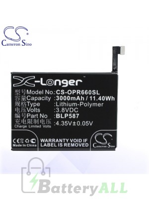CS Battery for Oppo BLP585 / Oppo R6607 / Oppo U3 Battery PHO-OPR660SL