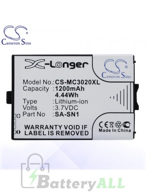 CS Battery for Sagem SA-SN1 / SA-SN2 / 251212309 / SA-SN3 / MW3052 Battery PHO-MC3020XL