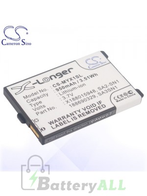 CS Battery for Sagem 188015948 / 188690329 / ATEM-SN1 / SA1A-SN1 Battery PHO-MYX1SL