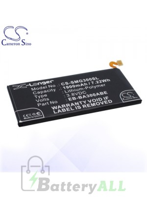 CS Battery for Samsung Galaxy A3 / SM-A3000 / SM-A3009 / SM-A300F Battery PHO-SMG300SL