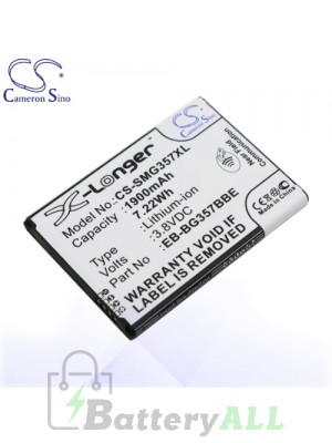 CS Battery for Samsung BG357BBU / BG357BBZ / EB-BG357BBE Battery PHO-SMG357XL