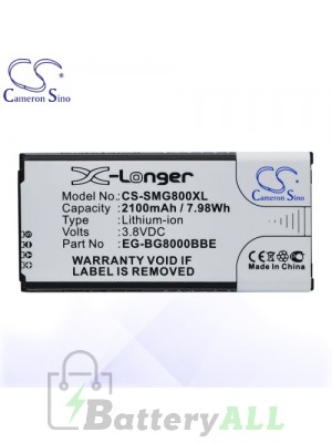 CS Battery for Samsung EB-BG800BBE / EG-BG800BBE / Galaxy S5 Dx Battery PHO-SMG800XL