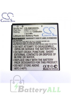 CS Battery for Samsung Galaxy A / Galaxy S / Galaxy S II / GT-9001 Battery PHO-SMG900SL