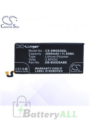 CS Battery for Samsung EB-BG928ABE / GH43-04526A / GH43-04526B Battery PHO-SMG928SL