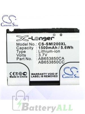 CS Battery for Samsung Nexus S / Propel Pro I627 / SCH-i220 Battery PHO-SMI200XL