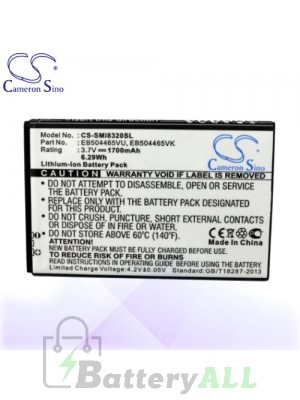 CS Battery for Samsung Omnia W / Prevail M820 / SCH-LC11 Battery PHO-SMI8320SL