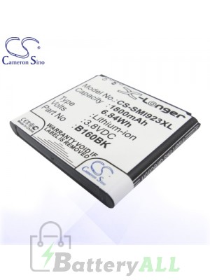 CS Battery for Samsung B160BK / B160BE / Galaxy Folder Battery PHO-SMI923XL