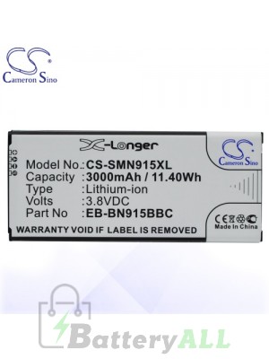 CS Battery for Samsung EB-BN915BBC / EB-BN915BBE / EB-BN915BBK Battery PHO-SMN915XL
