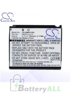 CS Battery for Samsung AB503442BABSTD / AB503442CA Battery PHO-SMR510SL