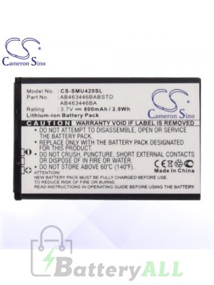 CS Battery for Samsung Jitterbug 5 / Jitterbug Plus / Myshot 2 R460 Battery PHO-SMU420SL