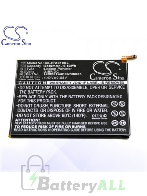 CS Battery for ZTE Li3925T44P8h786035 / ZTE BA910 / Blade A910 Battery PHO-ZTA910SL