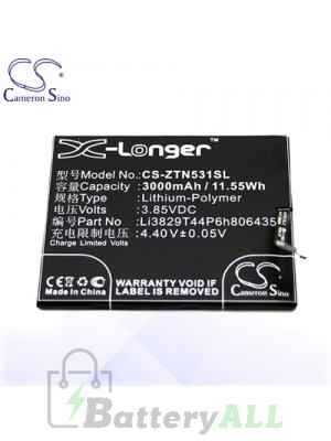 CS Battery for ZTE Nubia X8 / Nubia Z11 / NX531 / NX531J / NX573J Battery PHO-ZTN531SL