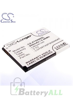 CS Battery for ZTE Li3709T42P3h504047 / Li3709T42P3h504047-H Battery PHO-ZTX990SL