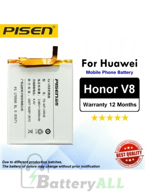 Original Pisen Battery For Huawei Honor V8 Battery