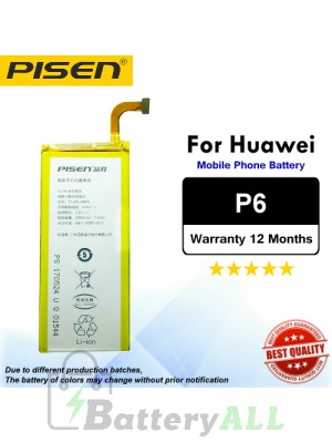 Original Pisen Battery For Huawei P6 Battery