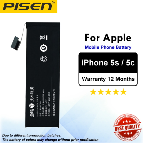 Original Pisen Battery For Apple iPhone 5s 5c Battery