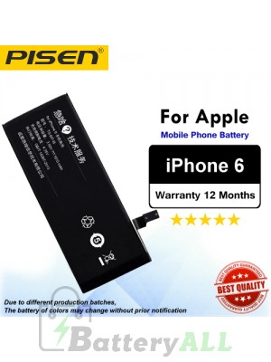 Original Pisen Battery For Apple iPhone 6 6g Battery