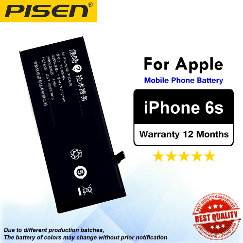 Original Pisen Battery For Apple iPhone 6s Battery
