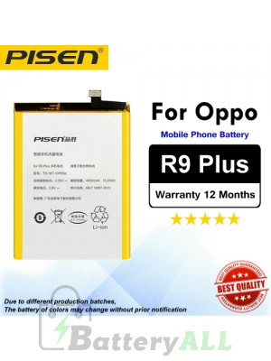 Original Pisen Battery For Oppo R9 Plus Battery