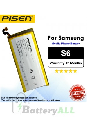 Original Pisen Battery For Samsung Galaxy S6 Battery