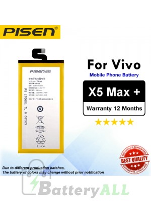 Original Pisen Battery For Vivo X5 Max+ Max Plus Battery