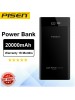 Original Pisen Power bank LCD Power Station PowerBank 20000mAh Black