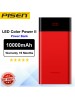 Original Pisen Power bank LED Color Power II PowerBank 10000mAh Red