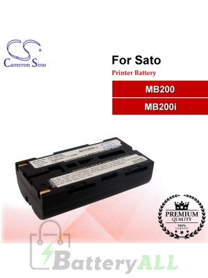 CS-VZ22SL For SATO Printer Battery Fit Model MB200 / MB200i