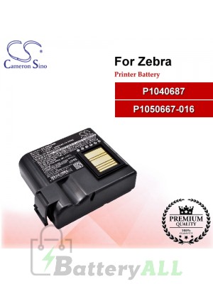CS-ZQN420BL For Zebra Printer Battery Model P1040687 / P1050667-016