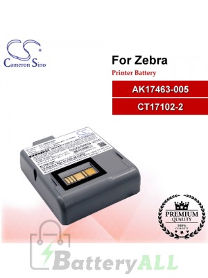 CS-ZRW420BL For Zebra Printer Battery Model AK17463-005 / CT17102-2