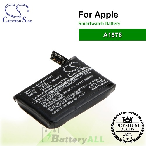 CS-IPW153SH For Apple Smartwatch Battery Model A1578