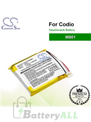 CS-COT800SH For Codio Smartwatch Battery Model W801